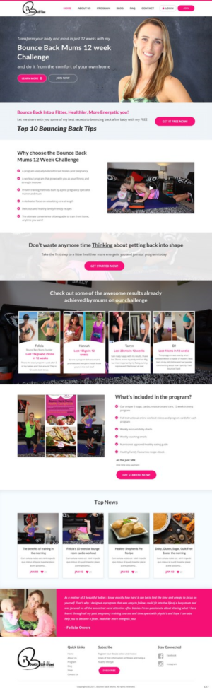 Wordpress Design by pb for this project | Design: #13372147