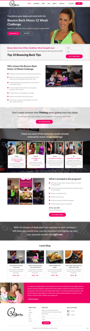 Wordpress Design by pb for this project | Design: #13416380