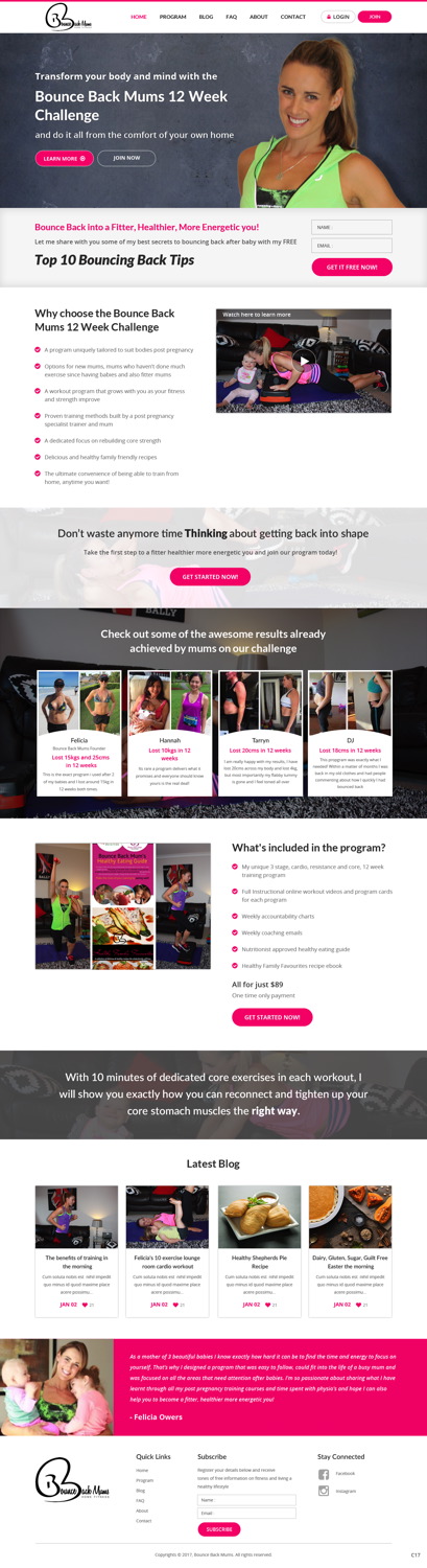 Wordpress Design by pb for this project | Design #13416381