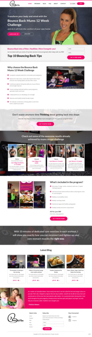 Wordpress Design by pb for this project | Design: #13416381