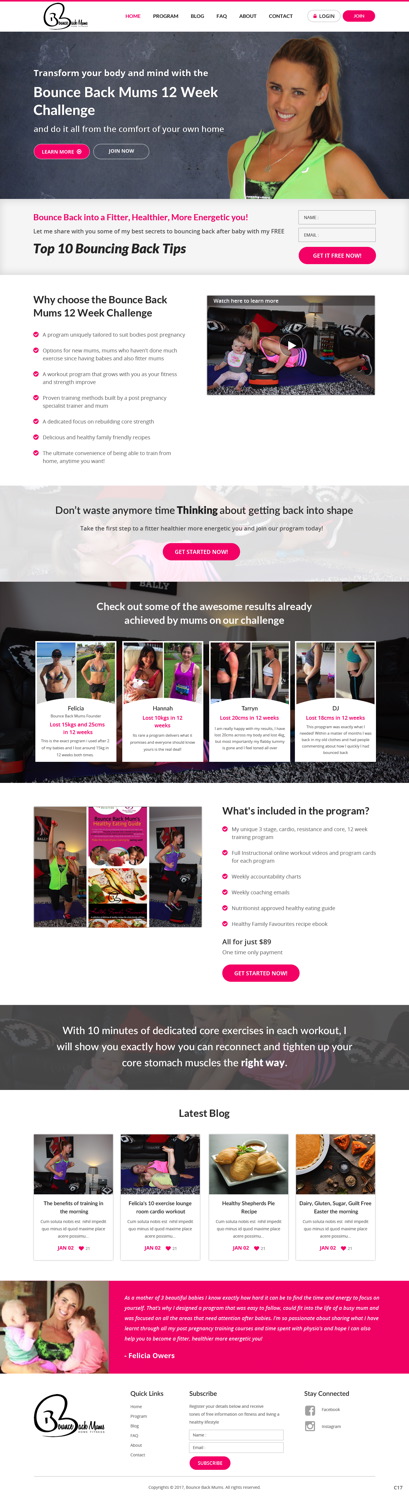 Wordpress Design by pb for this project | Design #13416382