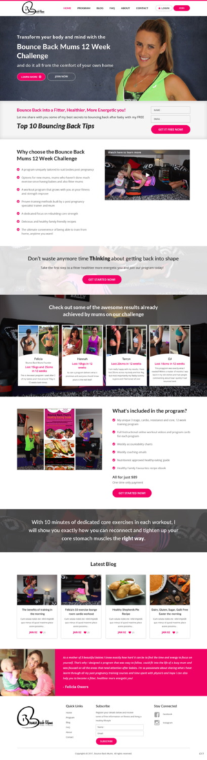 Wordpress Design by pb for this project | Design: #13416382