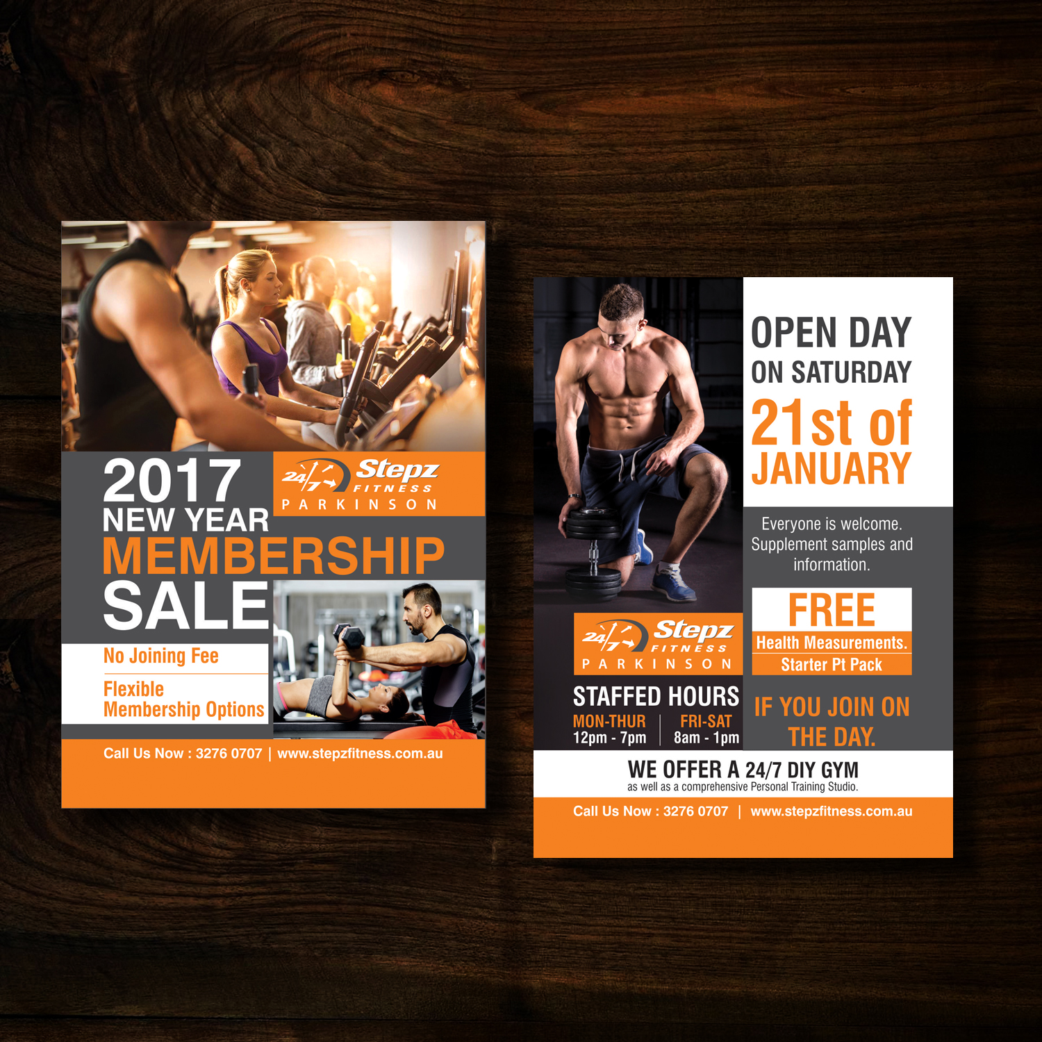 Flyer Design by uk for Stepz Fitness Parkinson | Design #13221988