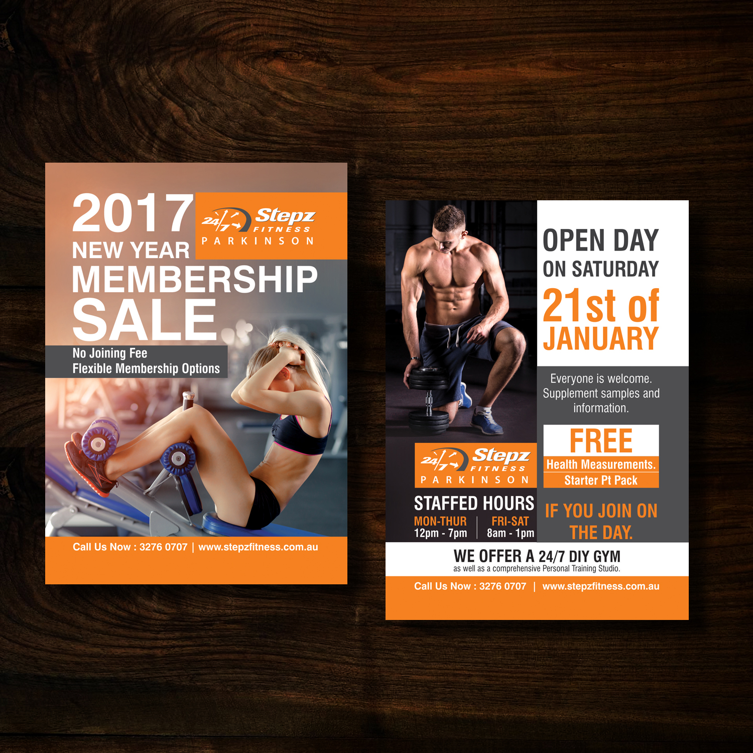 Flyer Design by uk for Stepz Fitness Parkinson | Design #13221990