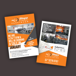 Diseño de Flyer por PixelDesign para Stepz Fitness Parkinson | Diseño: #13241986