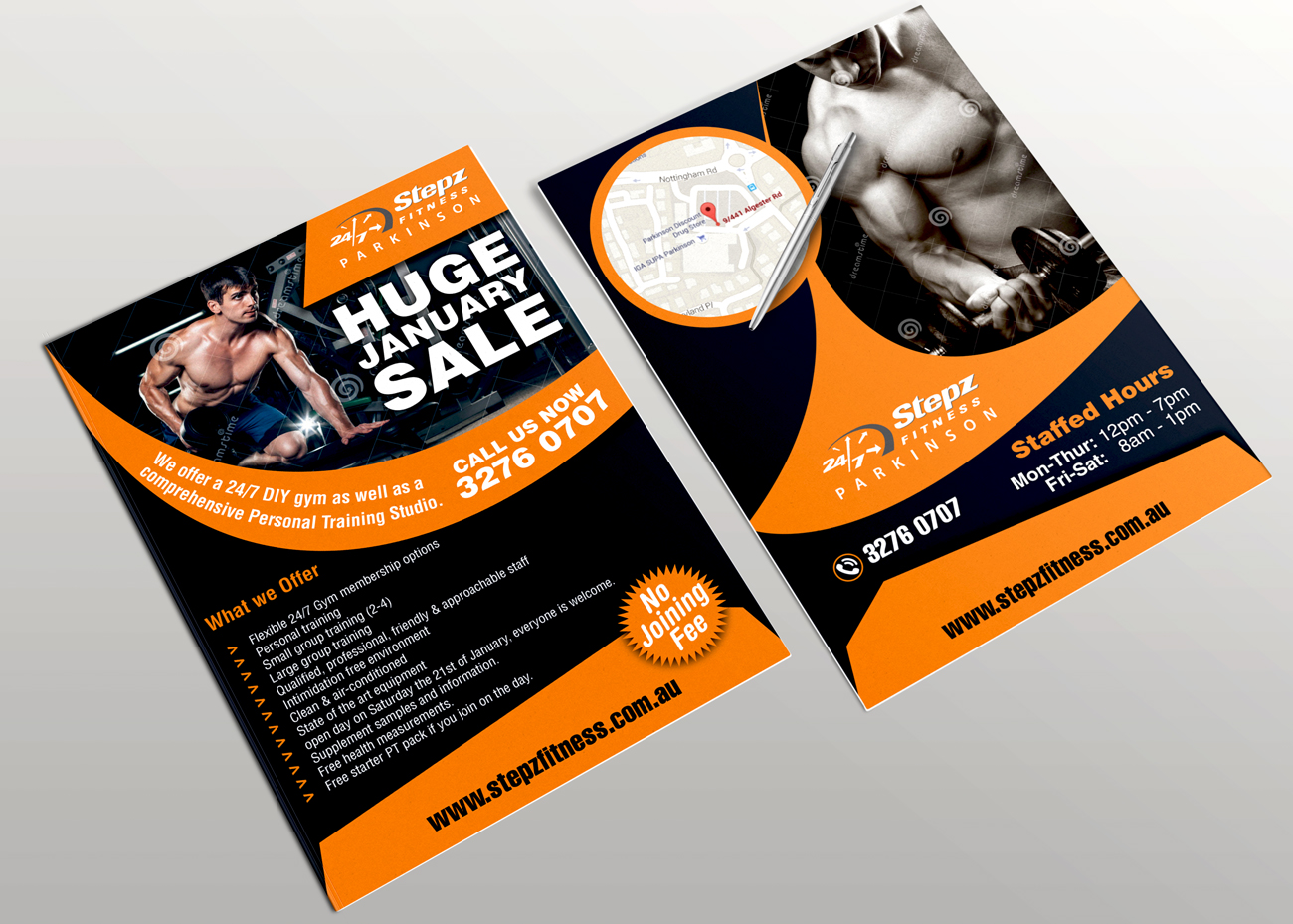 Flyer Design by Impressive Solutions for Stepz Fitness Parkinson | Design #13192833