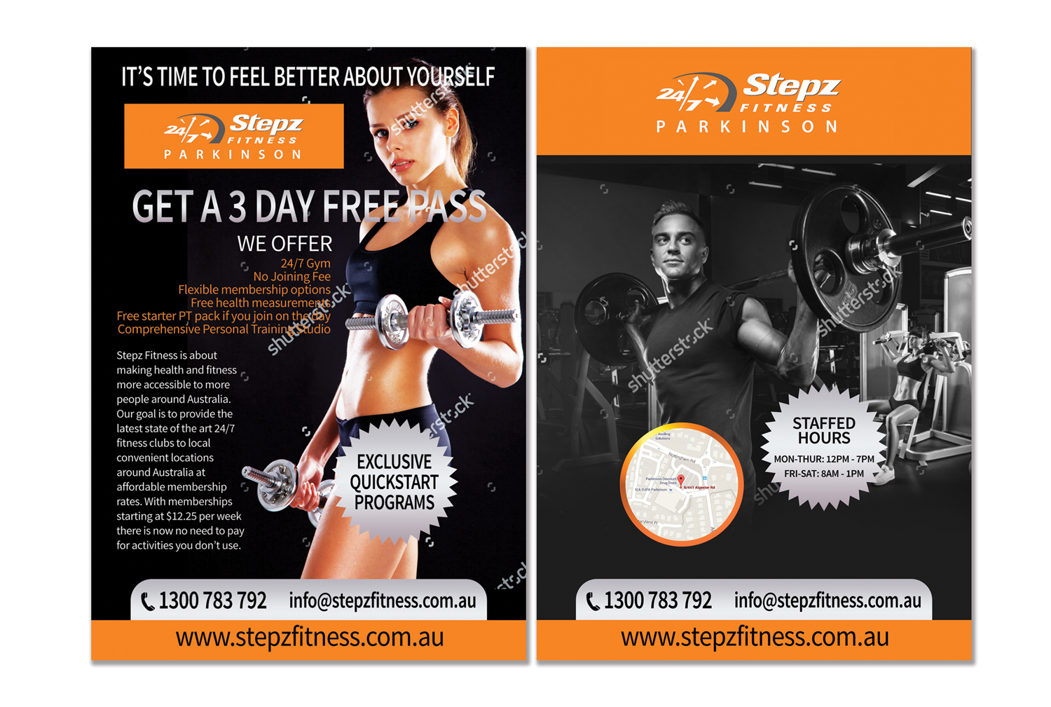 Flyer Design by leuchi for Stepz Fitness Parkinson | Design #13192690