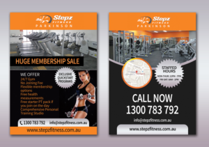 Diseño de Flyer por leuchi para Stepz Fitness Parkinson | Diseño: #13217404