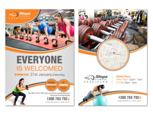 Design de Flyer par creative.bugs pour Stepz Fitness Parkinson | Design : #13190989