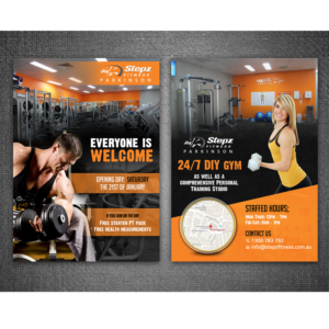 Design de Flyer par creative.bugs pour Stepz Fitness Parkinson | Design : #13220341