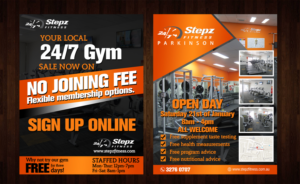 Diseño de Flyer por Black Machine Grafx para Stepz Fitness Parkinson | Diseño: #13226019
