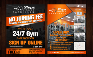 Design de Flyer par Black Machine Grafx pour Stepz Fitness Parkinson | Design : #13226186