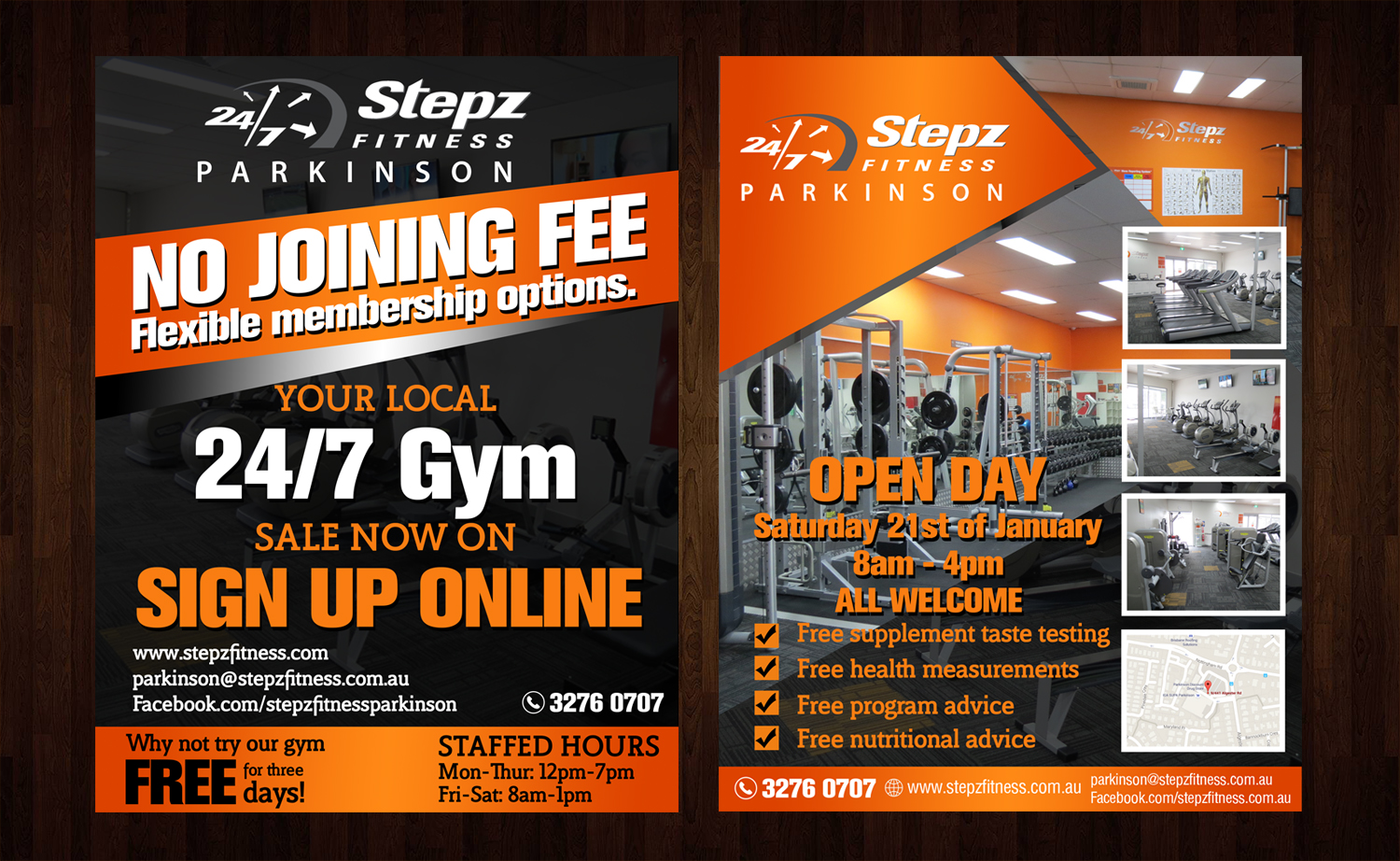 Flyer Design by Black Machine Grafx for Stepz Fitness Parkinson | Design #13233332
