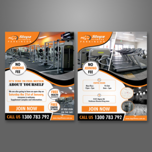 Design de Flyer par ecorokerz pour Stepz Fitness Parkinson | Design : #13192375