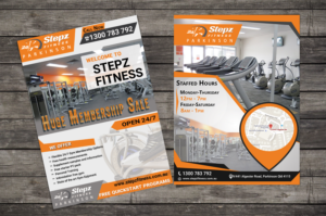 Diseño de Flyer por Kowzi para Stepz Fitness Parkinson | Diseño: #13194373