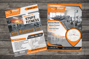 Diseño de Flyer por Kowzi para Stepz Fitness Parkinson | Diseño: #13194400