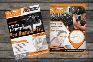 Diseño de Flyer por Kowzi para Stepz Fitness Parkinson | Diseño: #13194408