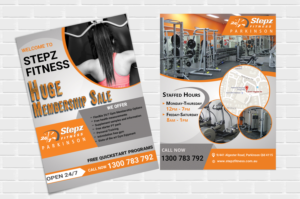 Diseño de Flyer por Kowzi para Stepz Fitness Parkinson | Diseño: #13195329