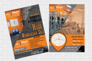 Diseño de Flyer por Kowzi para Stepz Fitness Parkinson | Diseño: #13196819