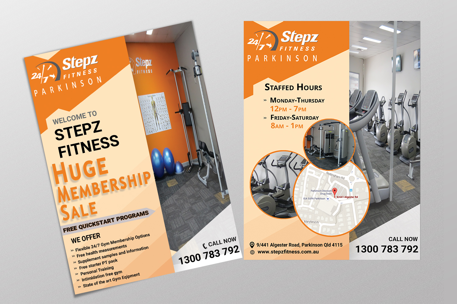 Flyer Design by Kowzi for Stepz Fitness Parkinson | Design #13197684