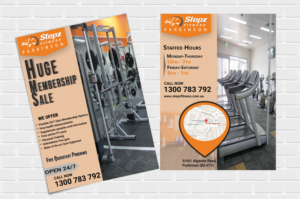 Diseño de Flyer por Kowzi para Stepz Fitness Parkinson | Diseño: #13197686