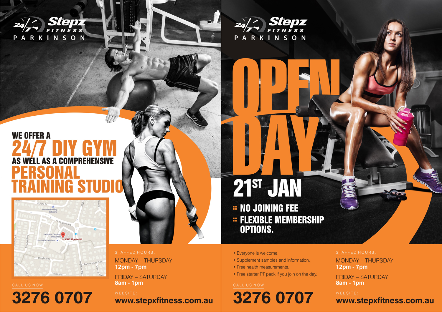 Flyer Design by Marketing Wings for Stepz Fitness Parkinson | Design #13194410