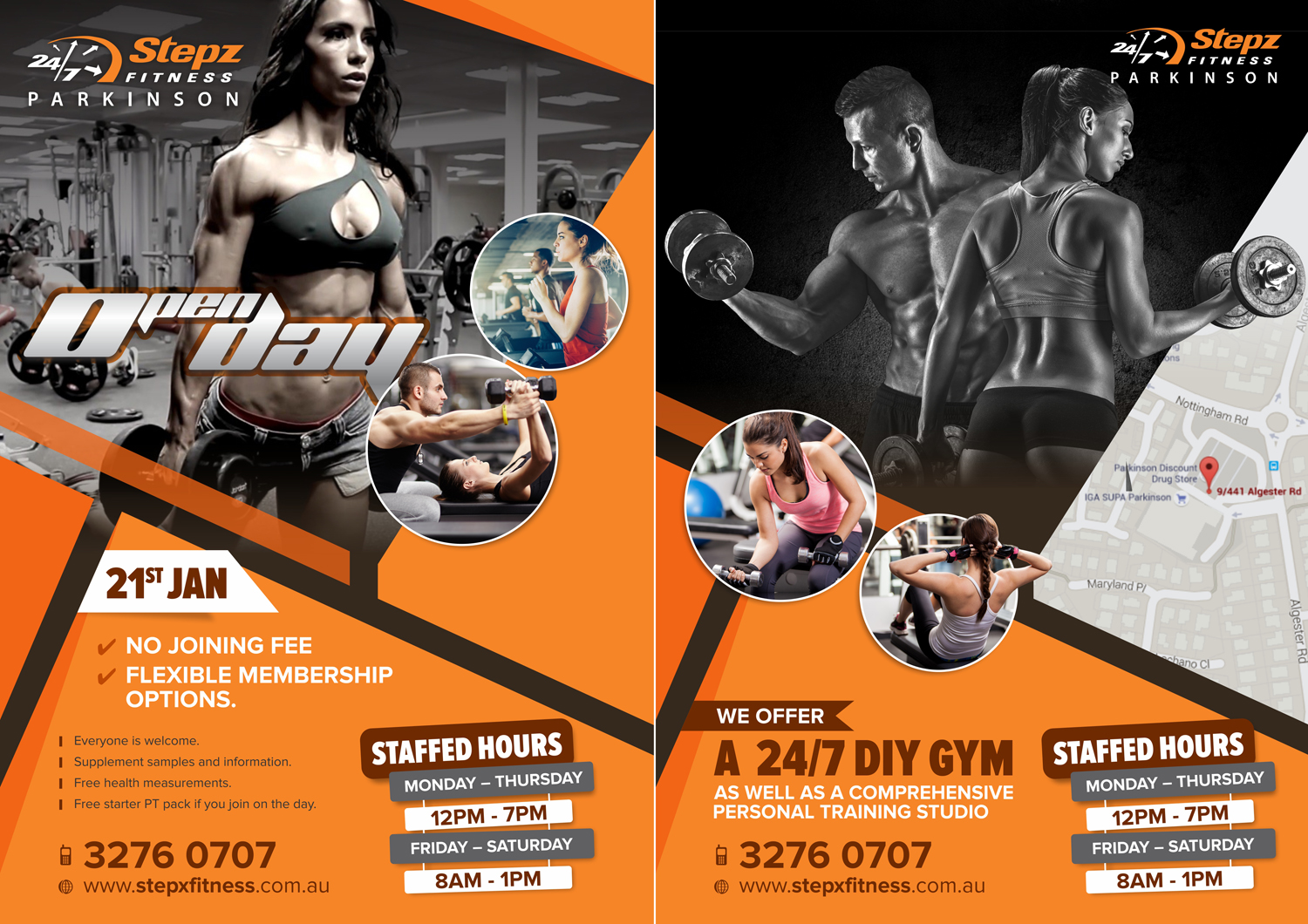 Flyer Design by Marketing Wings for Stepz Fitness Parkinson | Design #13204596