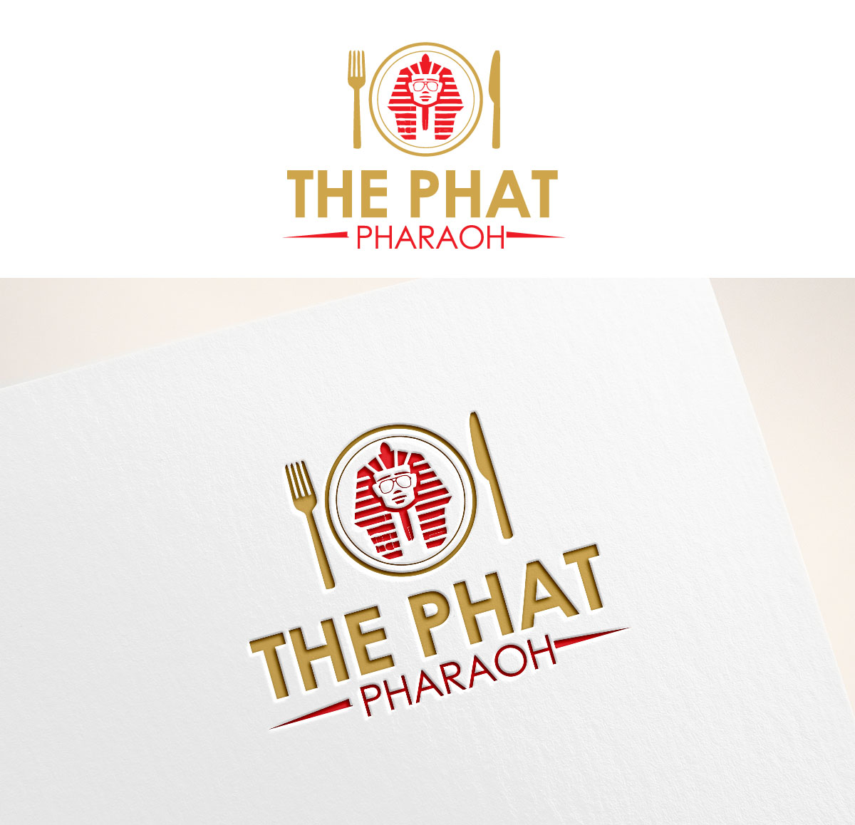 Logo Design by abstraxt for The Phat Pharaoh | Design #13198433
