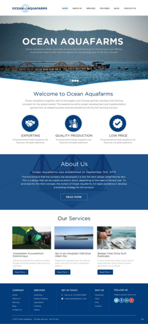 Web Design by pb for this project | Design: #13237387