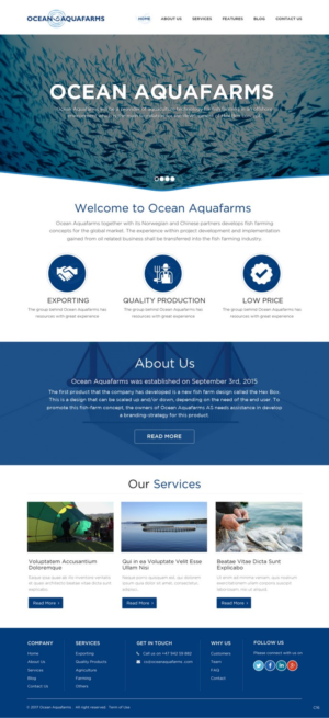 Web Design by pb for this project | Design: #13237388