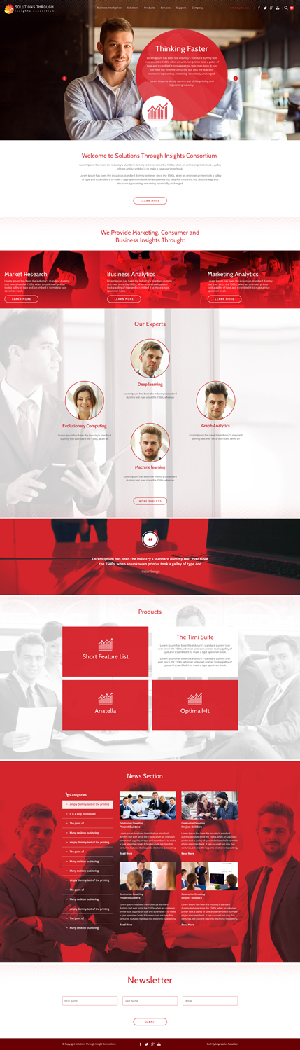 Web Design by Impressive Solutions for this project | Design #13311933