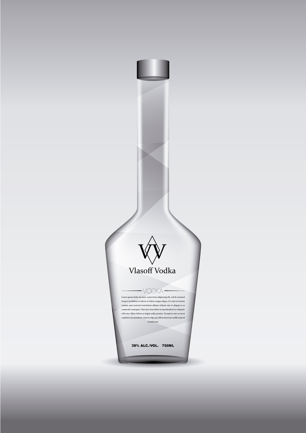 Label Design by Nightmist for Vlasoff Vodka | Design #13329025