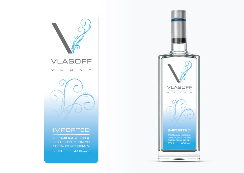 Label Design by bc21 for Vlasoff Vodka | Design #13330680
