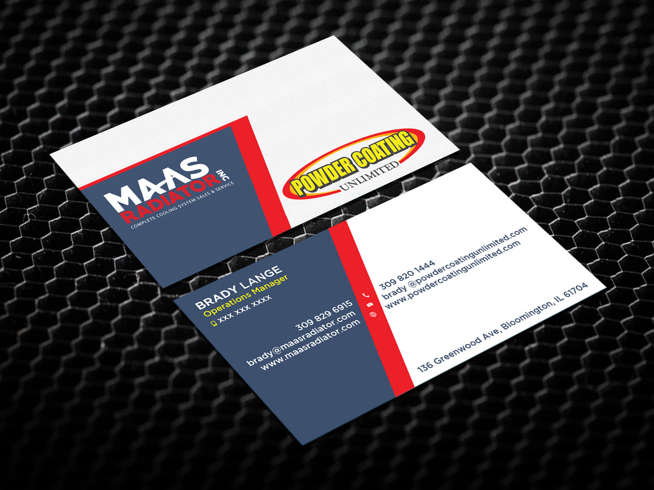 Diseño de Tarjeta de Presentación por Verified artistry (Design garden) para Maas Radiator Inc | Diseño #13233579