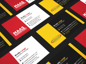 Diseño de Tarjeta de Presentación por JK18 para Maas Radiator Inc | Diseño: #13218793