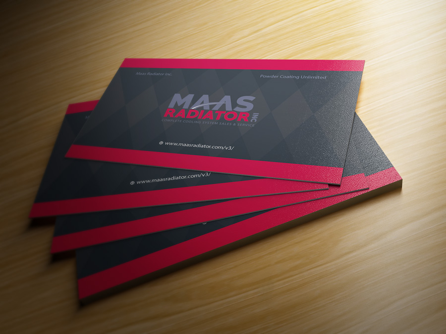 Diseño de Tarjeta de Presentación por shachibelani para Maas Radiator Inc | Diseño #13248724
