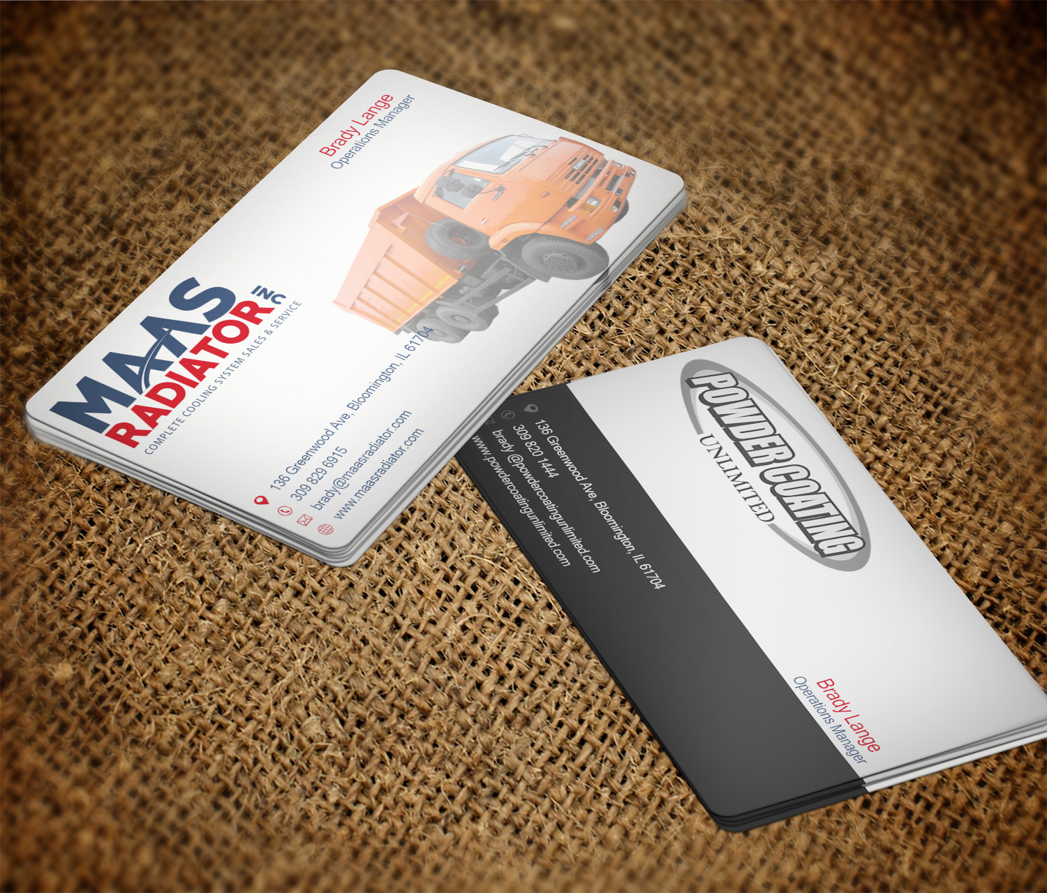 Diseño de Tarjeta de Presentación por Imagine Box para Maas Radiator Inc | Diseño #13238719