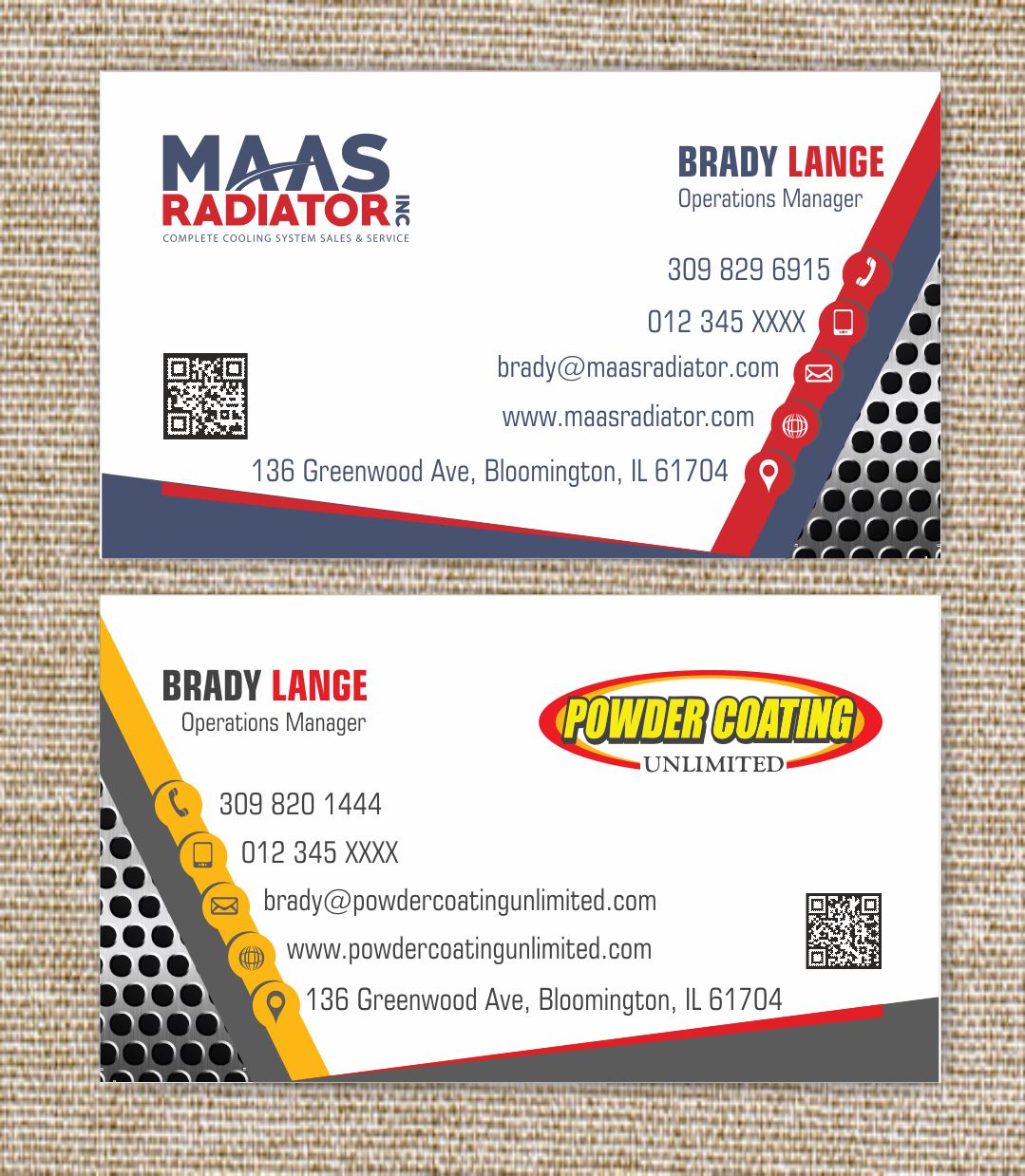 Business Card Design by IneseRo for Maas Radiator Inc | Design #13208627