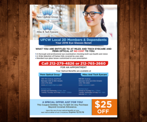 Flyer Design by Designers Hub for EyeglassWeb | Design: #13210339