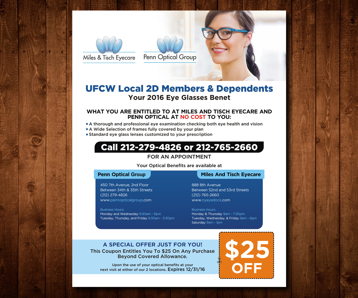 Flyer Design by Designers Hub for EyeglassWeb | Design #13223578