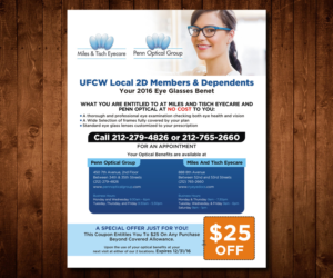 Flyer Design by Designers Hub for EyeglassWeb | Design: #13223578