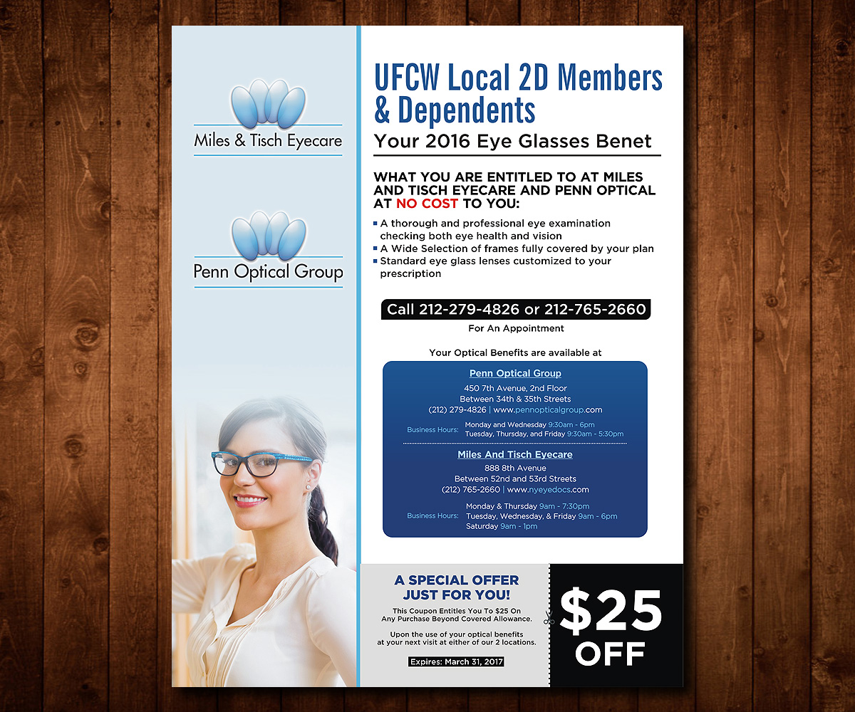 Flyer Design by Designers Hub for EyeglassWeb | Design #13223975