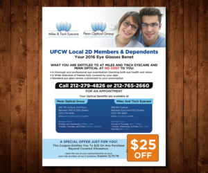 Flyer Design by Designers Hub for EyeglassWeb | Design: #13238366