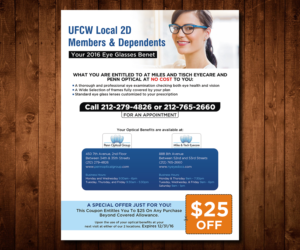 Flyer Design by Designers Hub for EyeglassWeb | Design: #13238401