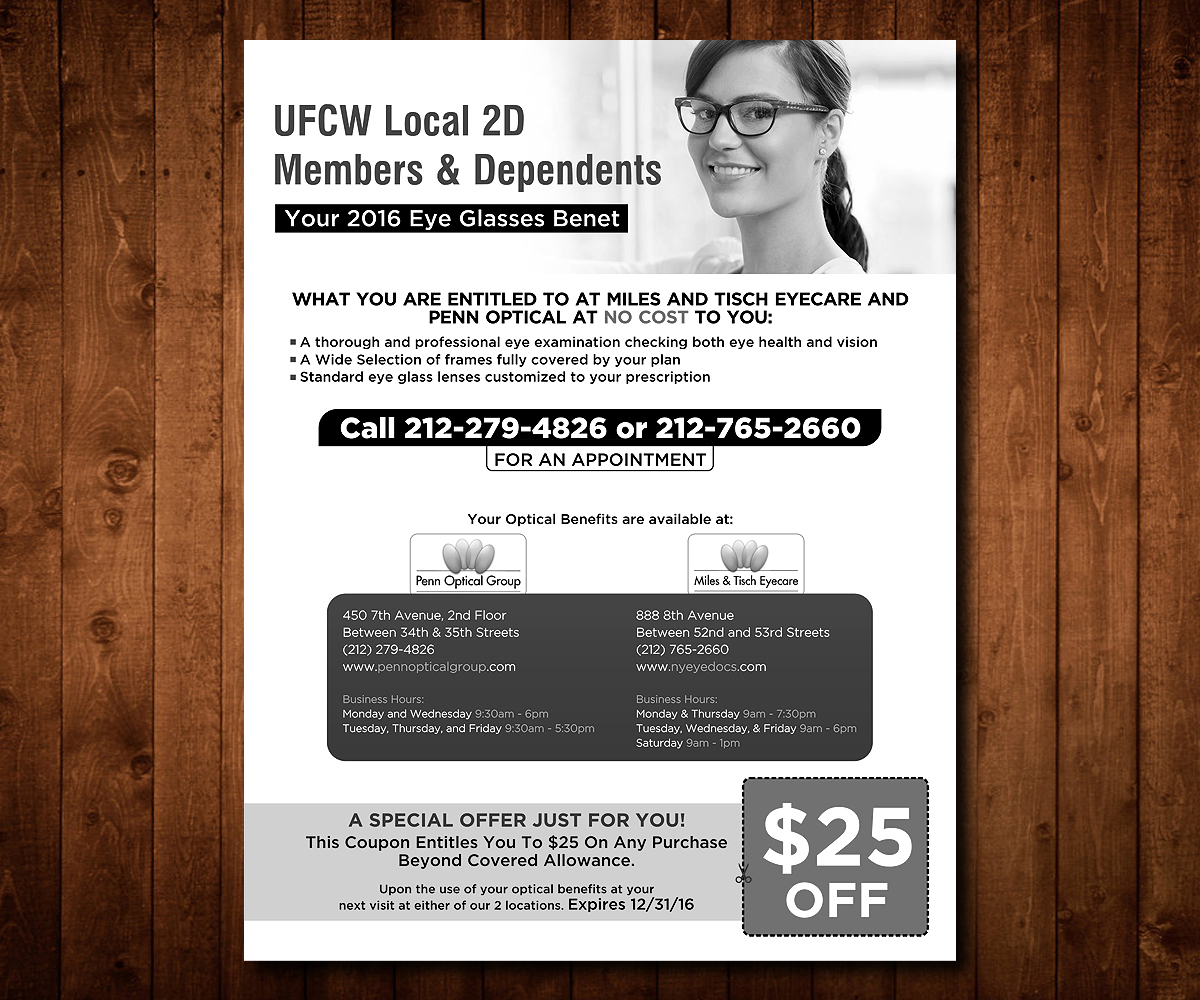Flyer Design by Designers Hub for EyeglassWeb | Design #13238420
