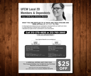 Flyer Design by Designers Hub for EyeglassWeb | Design: #13238420