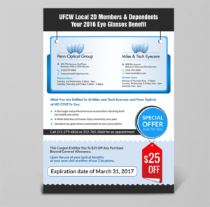 Design de Flyer par debdesign pour EyeglassWeb | Design : #13202251