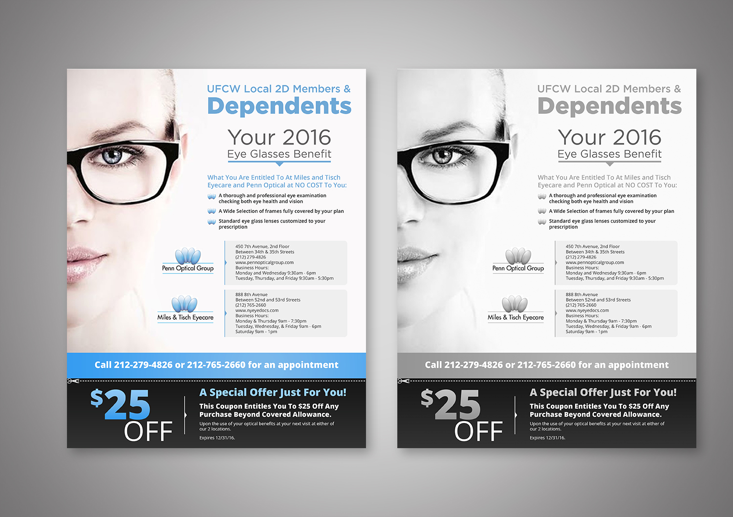 Flyer Design by creative.bugs for EyeglassWeb | Design #13241542