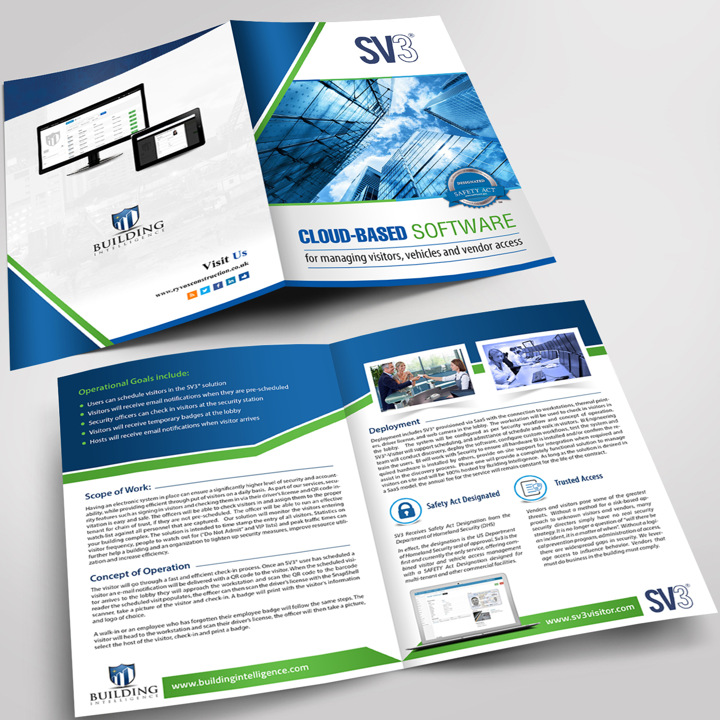 Diseño de Flyer por creative.bugs para Building Intelligence Inc. | Diseño #13216441