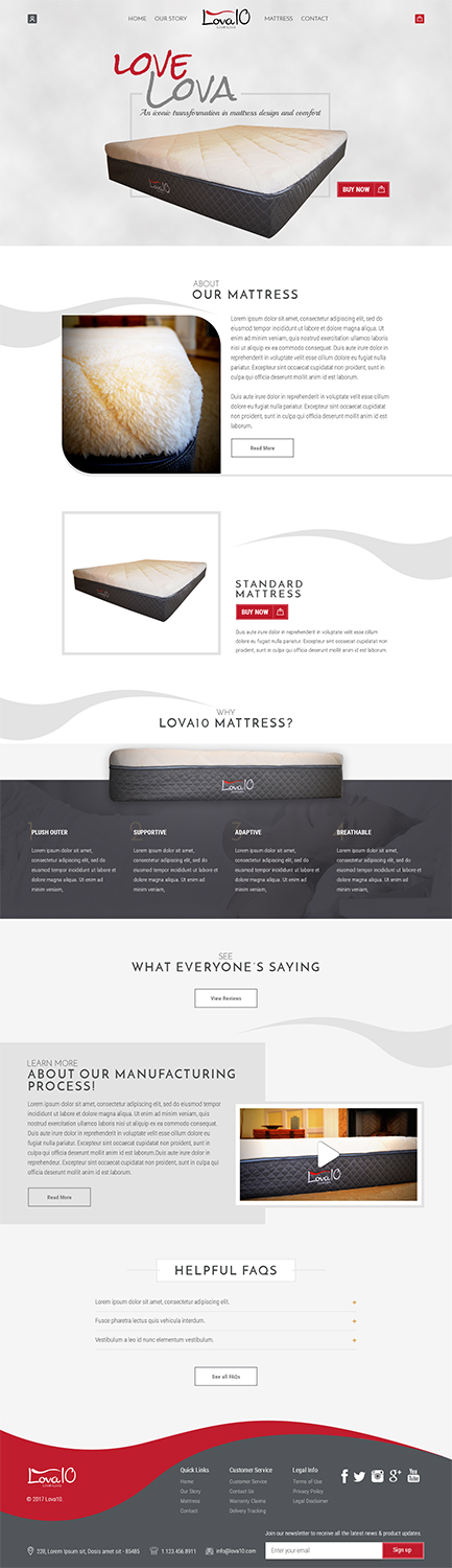 Web Design by RupalTechno for LOVA10 | Design #13217390